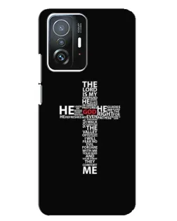 Чехол для Xiaomi 11T / 11T Pro с картинкой «Текстовый крест» Чехол для Xiaomi 11T / 11T Pro с картинкой «Текстовый крест»