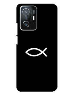 Чехол для Xiaomi 11T / 11T Pro с картинкой «Символ рыбы Jesus» Чехол для Xiaomi 11T / 11T Pro с картинкой «Символ рыбы Jesus»
