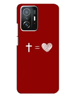 Чехол для Xiaomi 11T / 11T Pro с картинкой «Уравнение любви» Чехол для Xiaomi 11T / 11T Pro с картинкой «Уравнение любви»