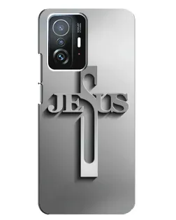 Чехол для Xiaomi 11T / 11T Pro с картинкой «Металлический крест Jesus» Чехол для Xiaomi 11T / 11T Pro с картинкой «Металлический крест Jesus»