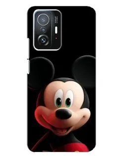 Чехол для Xiaomi 11T / 11T Pro с картинкой «Улыбающийся Микки Маус»