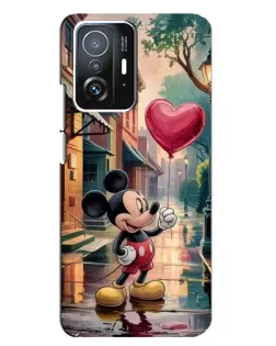 Чехол для Xiaomi 11T / 11T Pro с картинкой «Микки и шарик-сердце» Чехол для Xiaomi 11T / 11T Pro с картинкой «Микки и шарик-сердце»