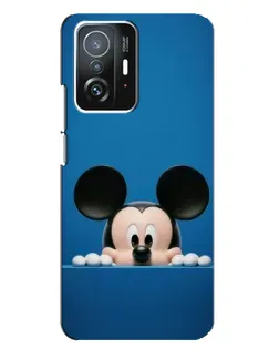Чехол для Xiaomi 11T / 11T Pro с картинкой «Микки выглядывает» Чехол для Xiaomi 11T / 11T Pro с картинкой «Микки выглядывает»