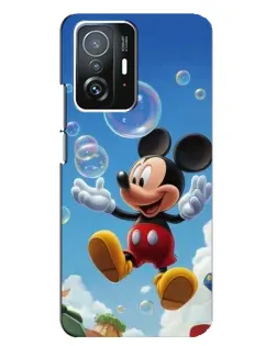 Чехол для Xiaomi 11T / 11T Pro с картинкой «Mickey и мыльные пузыри» Чехол для Xiaomi 11T / 11T Pro с картинкой «Mickey и мыльные пузыри»