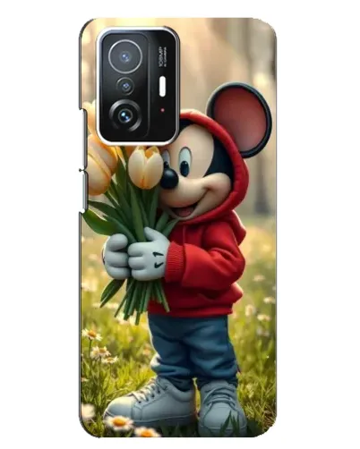 Чехол для Xiaomi 11T / 11T Pro с картинкой «Микки с тюльпанами» Чехол для Xiaomi 11T / 11T Pro с картинкой «Микки с тюльпанами»