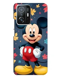 Чехол для Xiaomi 11T / 11T Pro с картинкой «Осенний Mickey Mouse»