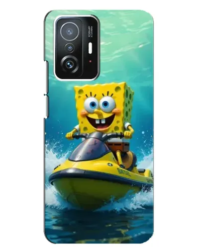 Чехол для Xiaomi 11T / 11T Pro с картинкой «Спанч Боб на гидроцикле» Чехол для Xiaomi 11T / 11T Pro с картинкой «Спанч Боб на гидроцикле»