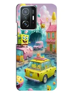Чехол для Xiaomi 11T / 11T Pro с картинкой «Монстр-трак приключения»