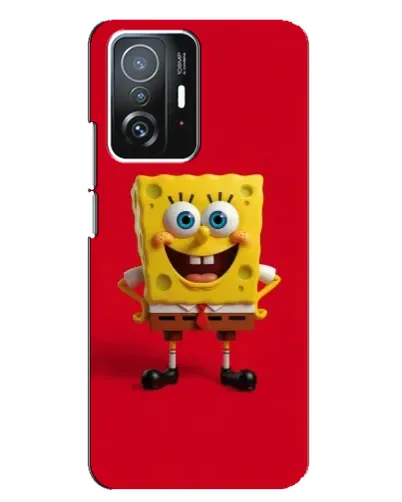Чехол для Xiaomi 11T / 11T Pro с картинкой «Спанч Боб на красном» Чехол для Xiaomi 11T / 11T Pro с картинкой «Спанч Боб на красном»