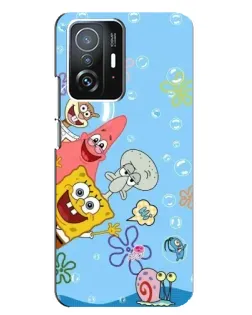 Чехол для Xiaomi 11T / 11T Pro с картинкой «Веселые пузырьки»