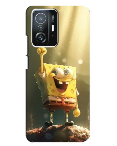 Чехол для Xiaomi 11T / 11T Pro с картинкой «Сияющий Спанч Боб» Чехол для Xiaomi 11T / 11T Pro с картинкой «Сияющий Спанч Боб»