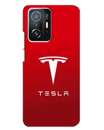 Чехол для Xiaomi 11T / 11T Pro с картинкой «Tesla Red Classic»