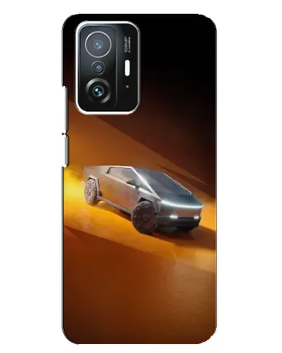 Чехол для Xiaomi 11T / 11T Pro с картинкой «Cybertruck в пустыне»