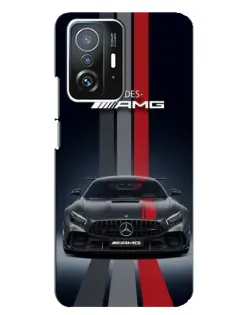 Чехол для Xiaomi 11T / 11T Pro с картинкой «Mercedes — белый карбон» Чехол для Xiaomi 11T / 11T Pro с картинкой «Mercedes — белый карбон»