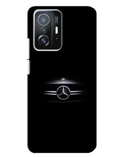 Чехол для Xiaomi 11T / 11T Pro с картинкой «Mercedes — абстрактные линии»
