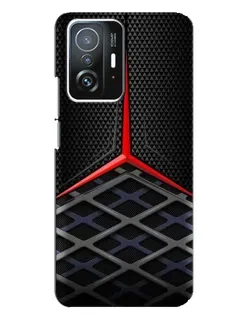 Чехол для Xiaomi 11T / 11T Pro с картинкой «Mercedes Carbon Grid»