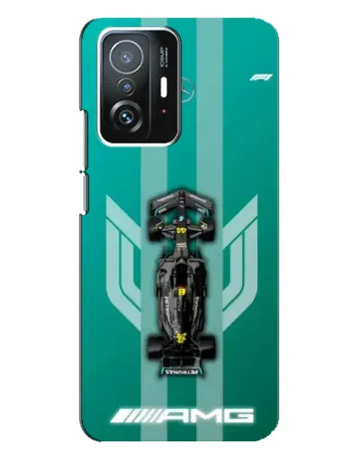 Чехол для Xiaomi 11T / 11T Pro с картинкой «Mercedes AMG Petronas»