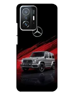 Чехол для Xiaomi 11T / 11T Pro с картинкой «Mercedes G-Class красный»