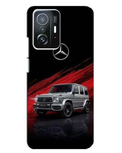 Чехол для Xiaomi 11T / 11T Pro с картинкой «Mercedes G-Class красный»