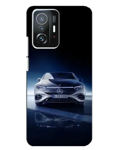 Чехол для Xiaomi 11T / 11T Pro с картинкой «Ночной Mercedes EQ»