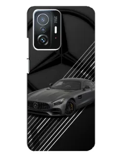 Чехол для Xiaomi 11T / 11T Pro с картинкой «Mercedes AMG — графика»