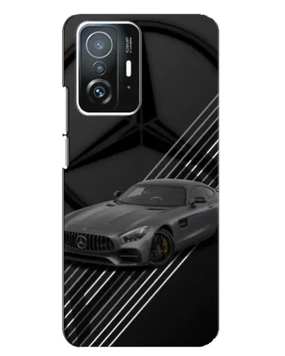 Чехол для Xiaomi 11T / 11T Pro с картинкой «Mercedes AMG — графика»