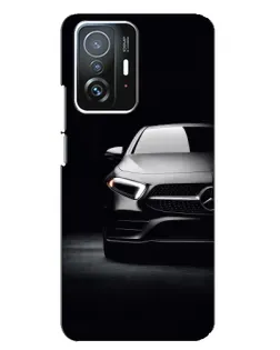 Чехол для Xiaomi 11T / 11T Pro с картинкой «Свет фар Mercedes»