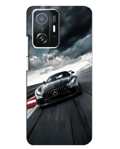 Чехол для Xiaomi 11T / 11T Pro с картинкой «Гоночный Mercedes AMG»