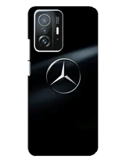 Чохол для Xiaomi 11T / 11T Pro з картинкою «Mercedes на металі»