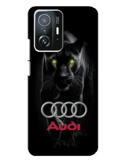 Чехол для Xiaomi 11T / 11T Pro с картинкой «Пантера и Audi»