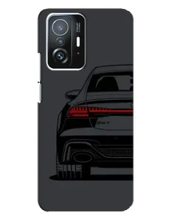 Чехол для Xiaomi 11T / 11T Pro с картинкой «Задняя часть Audi — арт»
