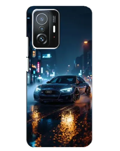 Чехол для Xiaomi 11T / 11T Pro с картинкой «Ночной город и Audi» Чехол для Xiaomi 11T / 11T Pro с картинкой «Ночной город и Audi»