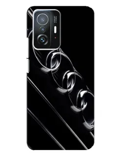 Чехол для Xiaomi 11T / 11T Pro с картинкой «Audi — абстрактные кольца»