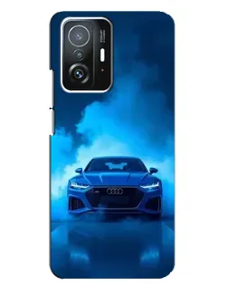 Чехол для Xiaomi 11T / 11T Pro с картинкой «Audi — голубая энергия»