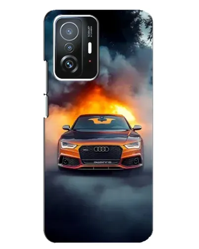 Чехол для Xiaomi 11T / 11T Pro с картинкой «Audi в огненном дыму» Чехол для Xiaomi 11T / 11T Pro с картинкой «Audi в огненном дыму»