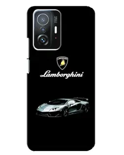 Чехол для Xiaomi 11T / 11T Pro с картинкой «Логотип Lamborghini классика»