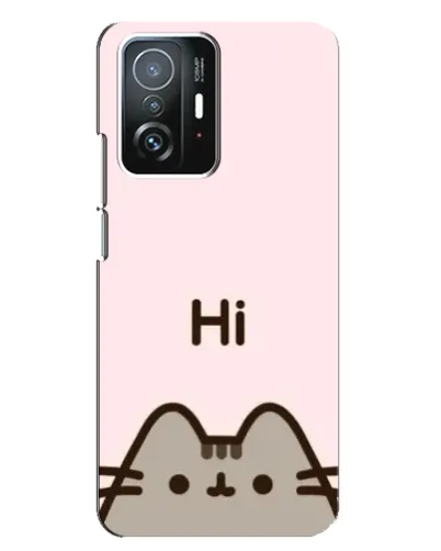 Чехол для Xiaomi 11T / 11T Pro с картинкой «Пушин говорит Hi» Чехол для Xiaomi 11T / 11T Pro с картинкой «Пушин говорит Hi»