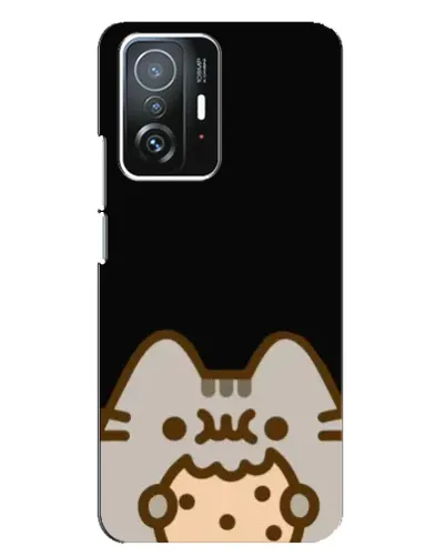Чехол для Xiaomi 11T / 11T Pro с картинкой «Пушин на черном» Чехол для Xiaomi 11T / 11T Pro с картинкой «Пушин на черном»