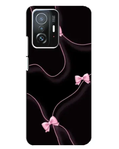 Чехол для Xiaomi 11T / 11T Pro с картинкой «Розовые ленты»