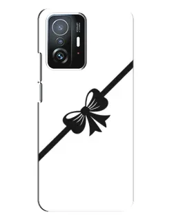 Чехол для Xiaomi 11T / 11T Pro с картинкой «Диагональный бант»