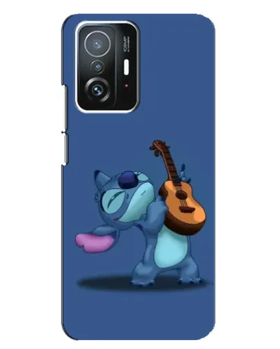 Чехол для Xiaomi 11T / 11T Pro с картинкой «Стич с укулеле»