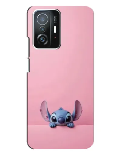 Чехол для Xiaomi 11T / 11T Pro с картинкой «Stitch выглядывает»