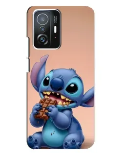Чехол для Xiaomi 11T / 11T Pro с картинкой «Стич ест шоколад» Чехол для Xiaomi 11T / 11T Pro с картинкой «Стич ест шоколад»