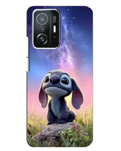 Чехол для Xiaomi 11T / 11T Pro с картинкой «Стич на рассвете»