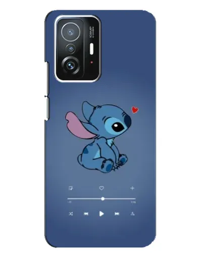 Чехол для Xiaomi 11T / 11T Pro с картинкой «Музыкальный Stitch»