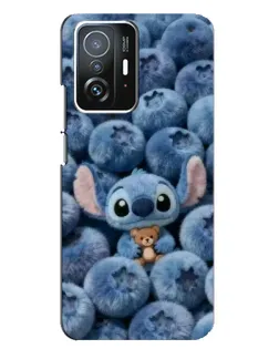 Чехол для Xiaomi 11T / 11T Pro с картинкой «Стич и голубика» Чехол для Xiaomi 11T / 11T Pro с картинкой «Стич и голубика»