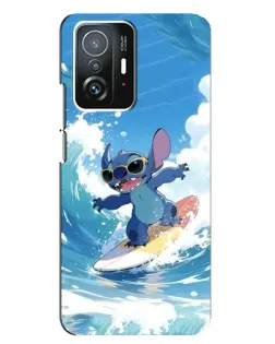Чехол для Xiaomi 11T / 11T Pro с картинкой «Стич на волне» Чехол для Xiaomi 11T / 11T Pro с картинкой «Стич на волне»