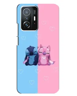 Чехол для Xiaomi 11T / 11T Pro с картинкой «Stitch и Angel Love» Чехол для Xiaomi 11T / 11T Pro с картинкой «Stitch и Angel Love»