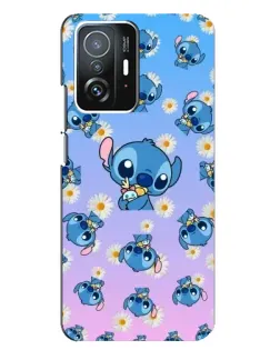 Чехол для Xiaomi 11T / 11T Pro с картинкой «Паттерн со Стичем» Чехол для Xiaomi 11T / 11T Pro с картинкой «Паттерн со Стичем»