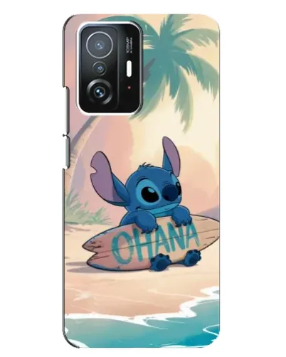 Чехол для Xiaomi 11T / 11T Pro с картинкой «Стич на серфе»